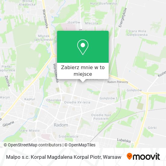 Mapa Malpo s.c. Korpal Magdalena Korpal Piotr