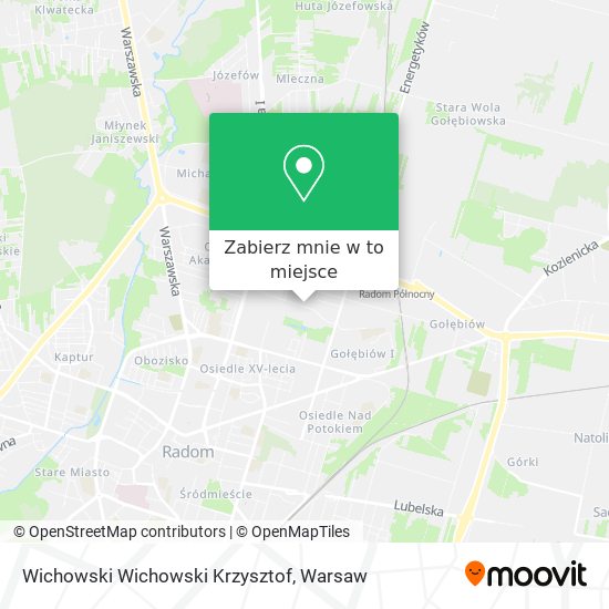 Mapa Wichowski Wichowski Krzysztof