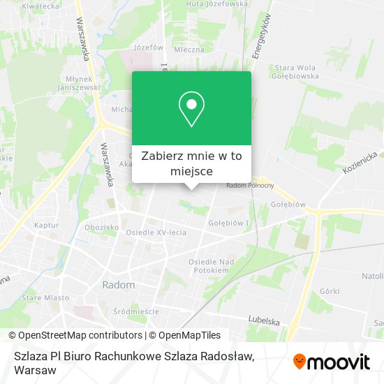 Mapa Szlaza Pl Biuro Rachunkowe Szlaza Radosław