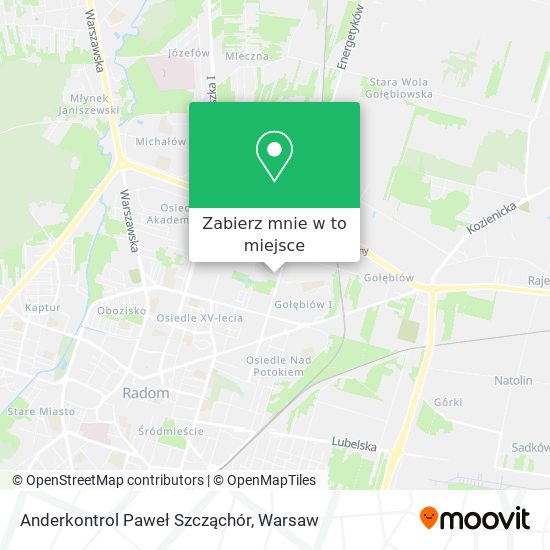 Mapa Anderkontrol Paweł Szcząchór