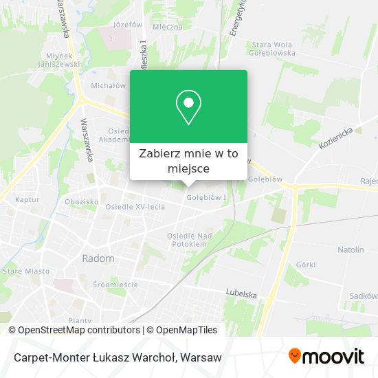 Mapa Carpet-Monter Łukasz Warchoł