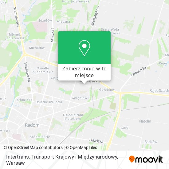 Mapa Intertrans. Transport Krajowy i Międzynarodowy