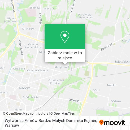 Mapa Wytwórnia Filmów Bardzo Małych Dominika Rejmer