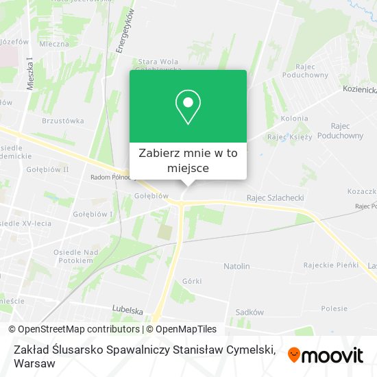 Mapa Zakład Ślusarsko Spawalniczy Stanisław Cymelski