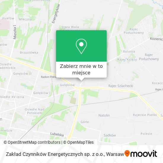 Mapa Zakład Czynników Energetycznych sp. z o.o.