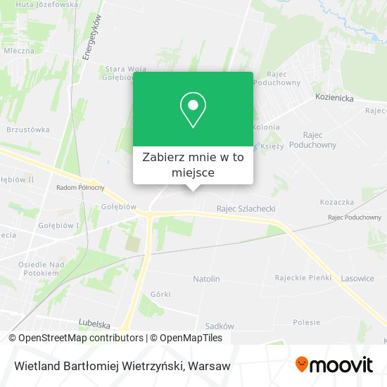 Mapa Wietland Bartłomiej Wietrzyński