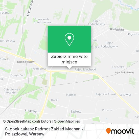 Mapa Skopek Łukasz Radmot Zakład Mechaniki Pojazdowej