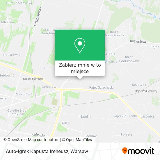 Mapa Auto-Igrek Kapusta Ireneusz