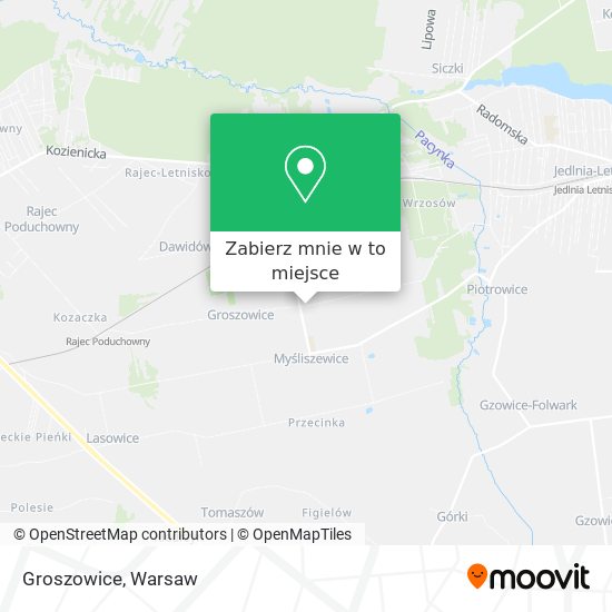 Mapa Groszowice