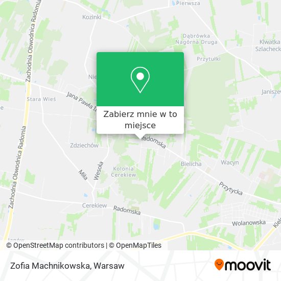 Mapa Zofia Machnikowska