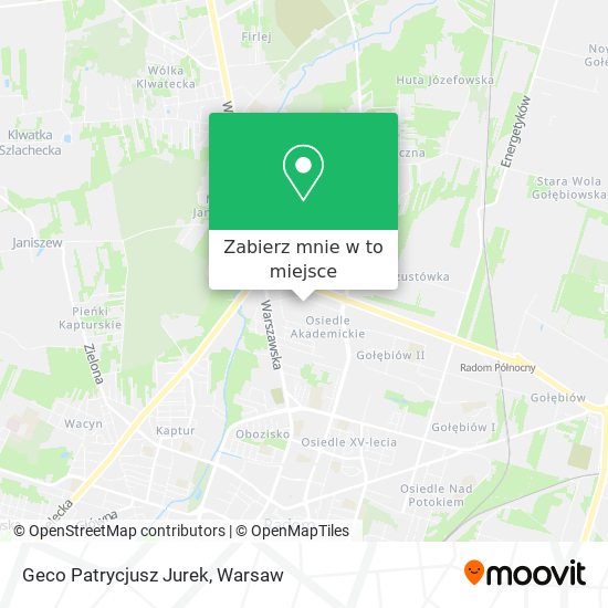 Mapa Geco Patrycjusz Jurek