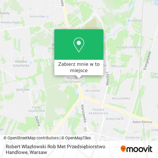 Mapa Robert Wlazłowski Rob Met Przedsiębiorstwo Handlowe