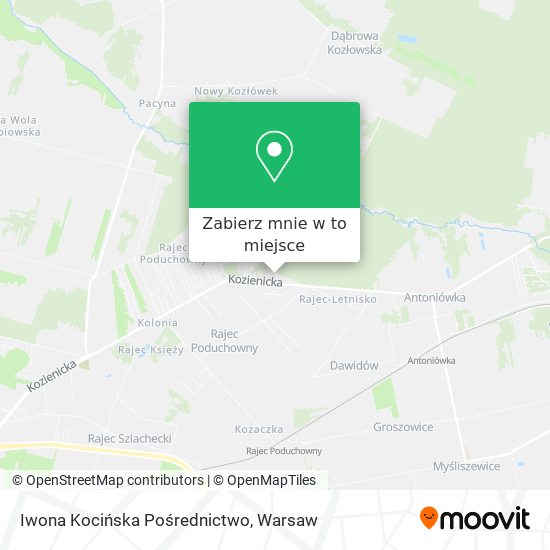 Mapa Iwona Kocińska Pośrednictwo