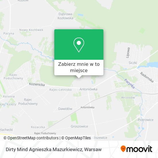 Mapa Dirty Mind Agnieszka Mazurkiewicz