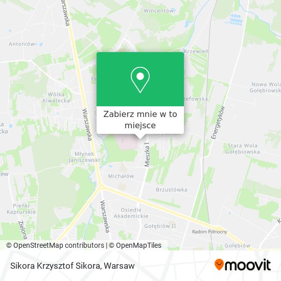 Mapa Sikora Krzysztof Sikora