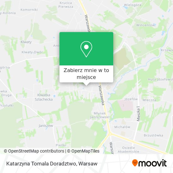 Mapa Katarzyna Tomala Doradztwo