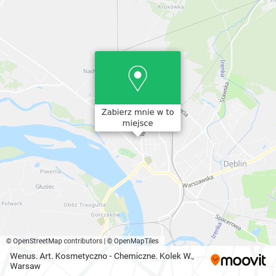 Mapa Wenus. Art. Kosmetyczno - Chemiczne. Kolek W.