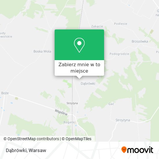 Mapa Dąbrówki