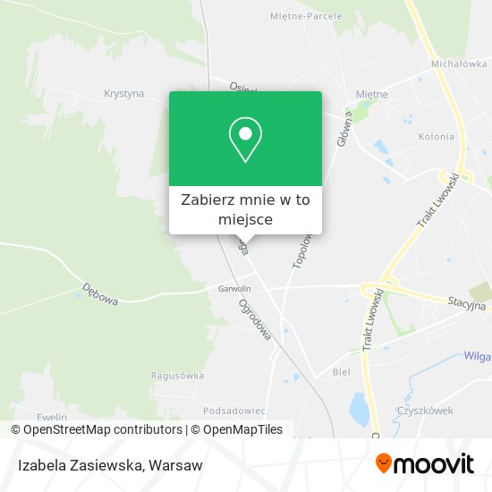 Mapa Izabela Zasiewska