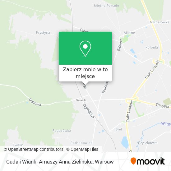 Mapa Cuda i Wianki Amaszy Anna Zielińska