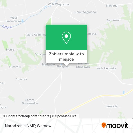 Mapa Narodzenia NMP