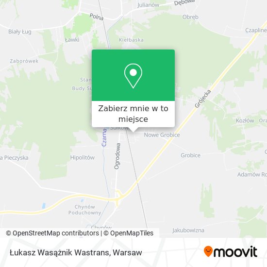 Mapa Łukasz Wasążnik Wastrans