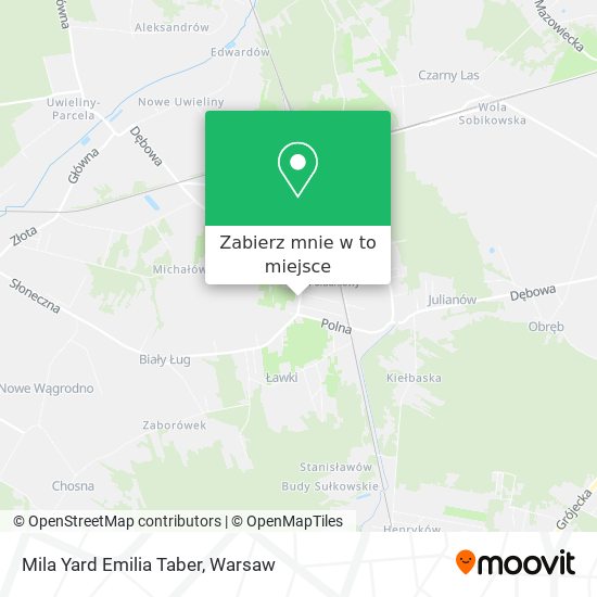 Mapa Mila Yard Emilia Taber