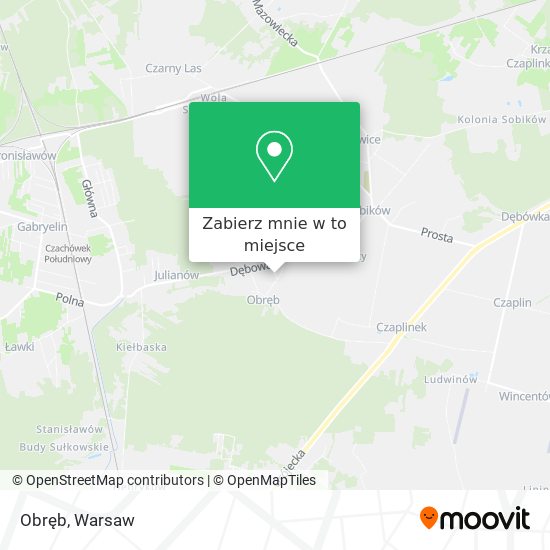 Mapa Obręb