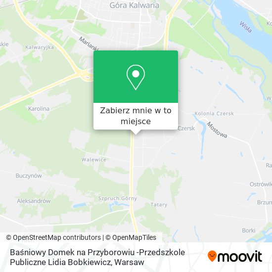 Mapa Baśniowy Domek na Przyborowiu -Przedszkole Publiczne Lidia Bobkiewicz