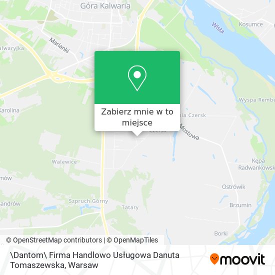 Mapa \Dantom\ Firma Handlowo Usługowa Danuta Tomaszewska