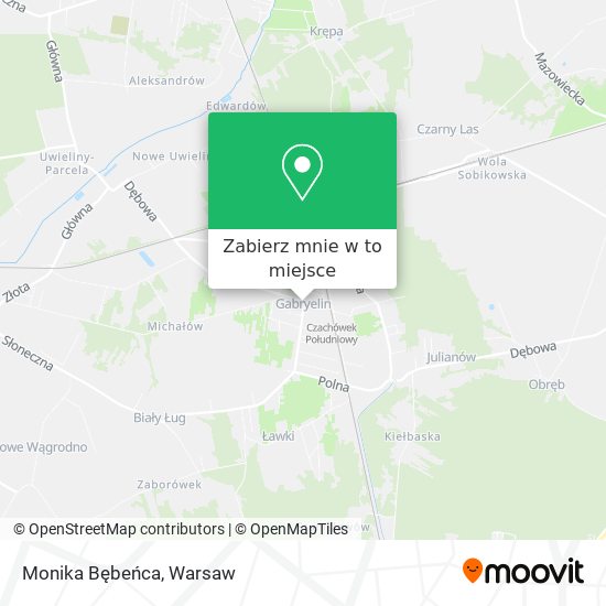 Mapa Monika Bębeńca