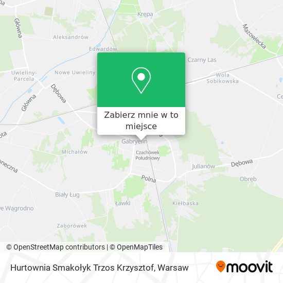 Mapa Hurtownia Smakołyk Trzos Krzysztof