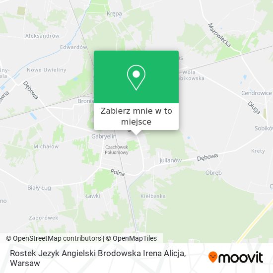 Mapa Rostek Jezyk Angielski Brodowska Irena Alicja