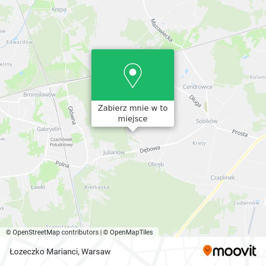 Mapa Łozeczko Marianci