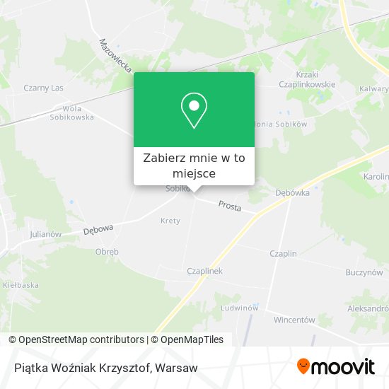 Mapa Piątka Woźniak Krzysztof