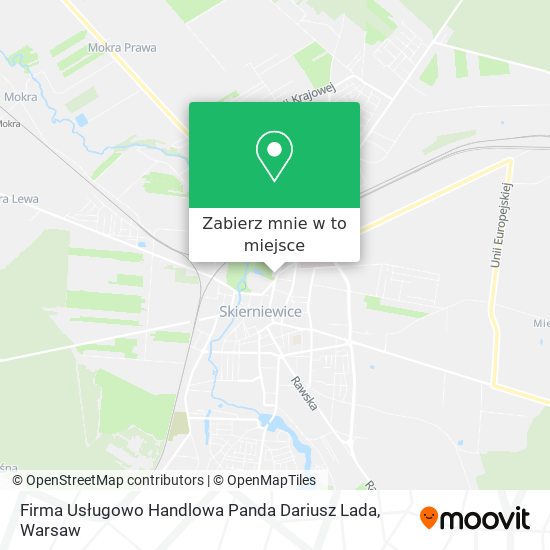 Mapa Firma Usługowo Handlowa Panda Dariusz Lada