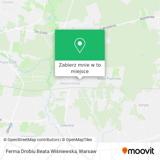 Mapa Ferma Drobiu Beata Wiśniewska