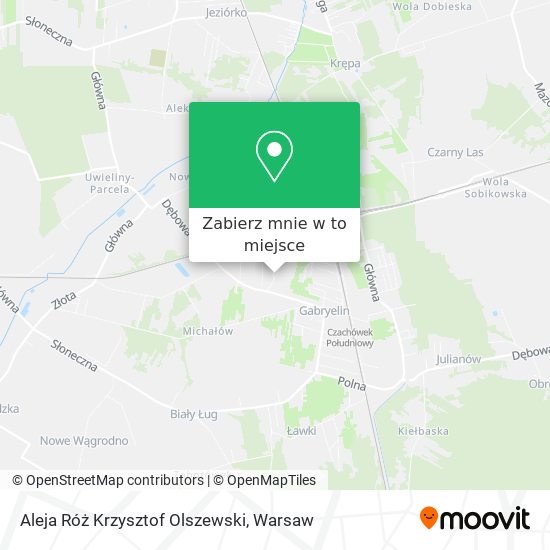 Mapa Aleja Róż Krzysztof Olszewski