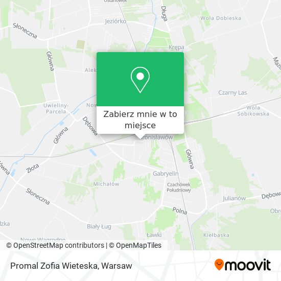 Mapa Promal Zofia Wieteska