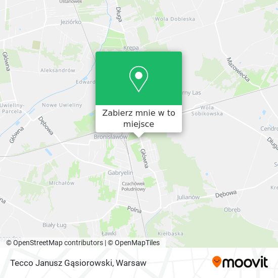 Mapa Tecco Janusz Gąsiorowski