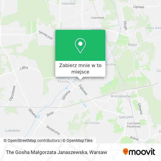 Mapa The Gosha Małgorzata Janaszewska