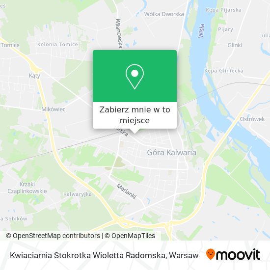 Mapa Kwiaciarnia Stokrotka Wioletta Radomska