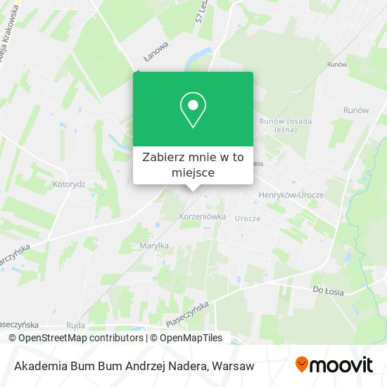 Mapa Akademia Bum Bum Andrzej Nadera