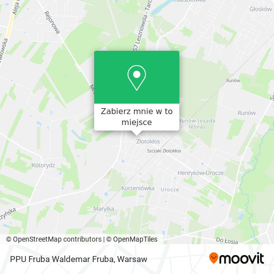 Mapa PPU Fruba Waldemar Fruba