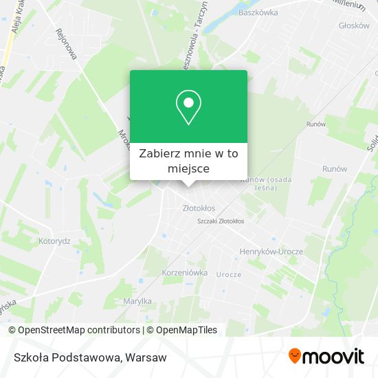 Mapa Szkoła Podstawowa