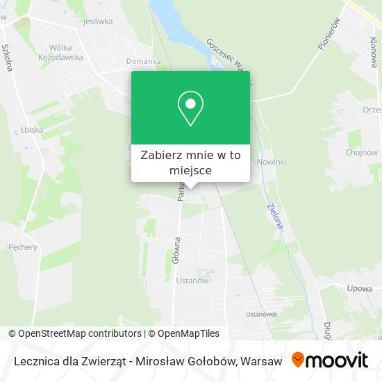 Mapa Lecznica dla Zwierząt - Mirosław Gołobów