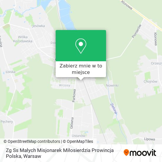 Mapa Zg Ss Małych Misjonarek Miłosierdzia Prowincja Polska