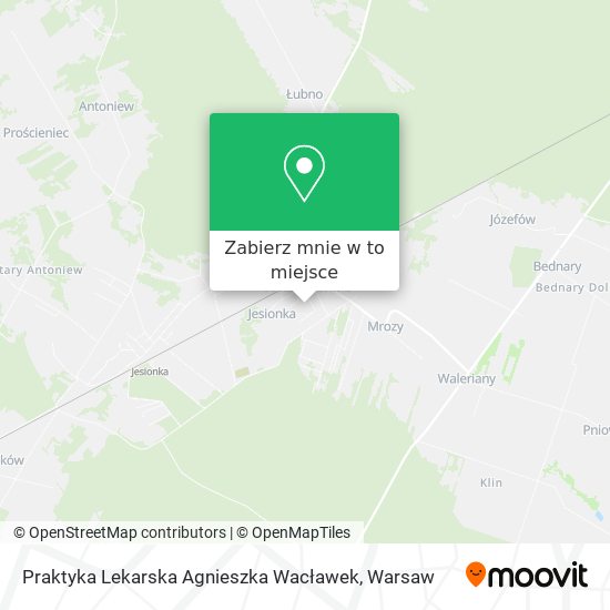 Mapa Praktyka Lekarska Agnieszka Wacławek