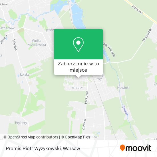 Mapa Promis Piotr Wyżykowski