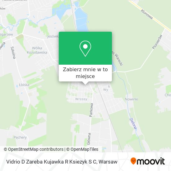 Mapa Vidrio D Zareba Kujawka R Ksiezyk S C